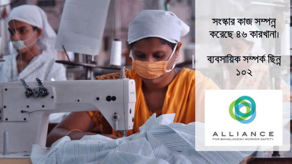 অ্যালায়েন্সের CAP সম্পন্ন করেছে আরও চারটি কারখানা