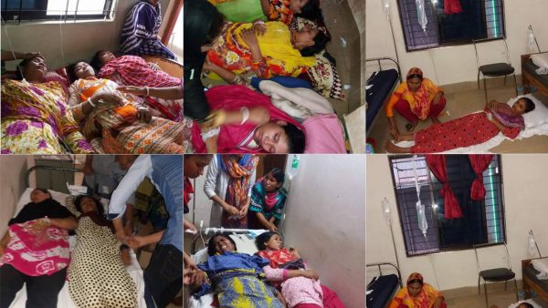 গাজীপুরে গরম আতঙ্কে অসুস্থ করনী নিট কম্পোজিটের দুই শতাধিক শ্রমিক, কারখানা বন্ধ ঘোষণা