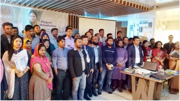 নারায়নগঞ্জে এসএনভি’র আয়োজনে পোশাক শ্রমিকদের স্বাস্থ্য নিরাপত্তা