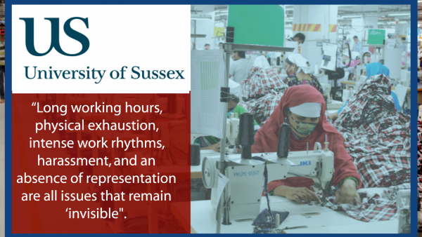 Garment workers still at risk :  UK Study