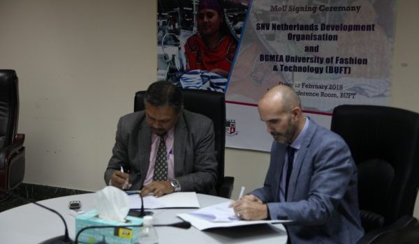 SNV join hands with BGMEA University of Fashion & Technology (BUFT)