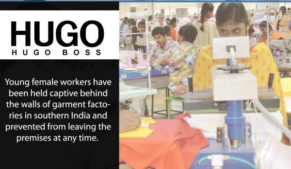 Workers confined in Indian mills supplying Hugo Boss