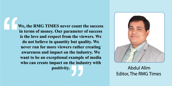 RMG TIMES: A continuous effort to create positive impact towards the RMG industry