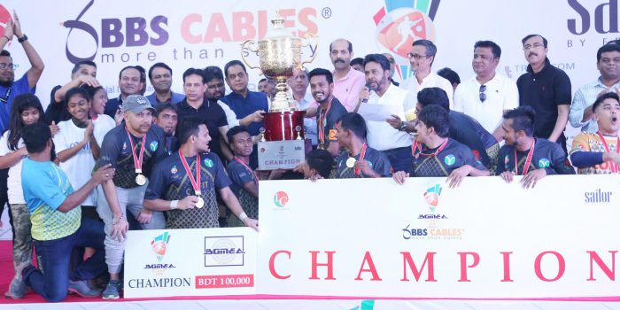Comfit Composite, new champion of BGMEA Cup Football Tournament