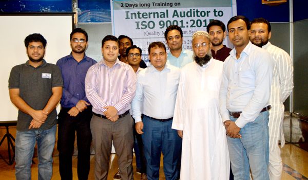 “Internal Auditor Training to ISO 9001: 2015 QMS” held in Dhaka