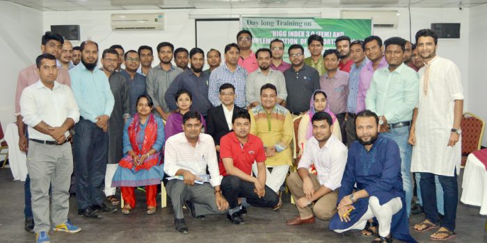 Day long training on ‘Higg Index 3.0 (FEM) and Implementation of Supporting Tools’ held in Dhaka
