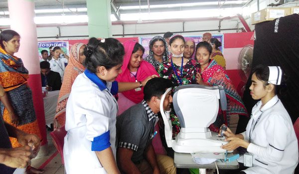 চৈতী গ্রুপে ২ দিন ব্যাপি বিনামূল্যে চক্ষু পরীক্ষা সেবা কার্যক্রম অনুষ্ঠিত