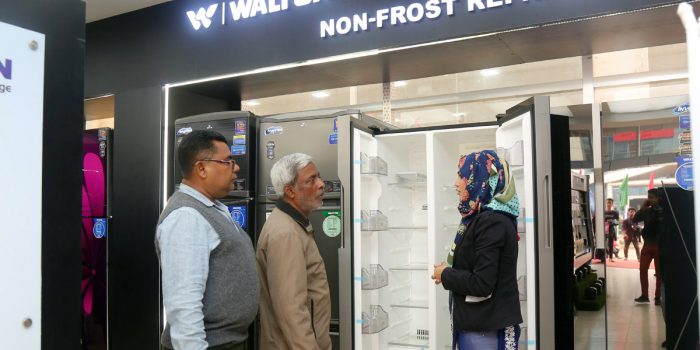 Walton side by side door fridge getting huge response at DITF